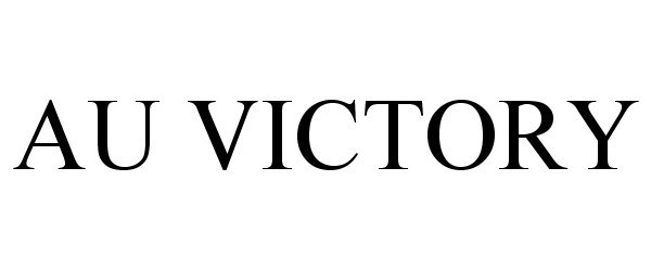 Trademark Logo AU VICTORY