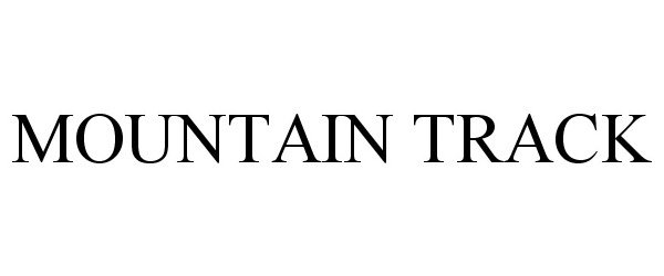 Trademark Logo MOUNTAIN TRACK