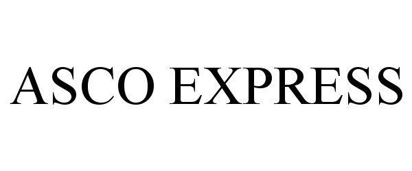 Trademark Logo ASCO EXPRESS