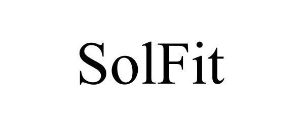 Trademark Logo SOLFIT
