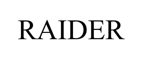 Trademark Logo RAIDER