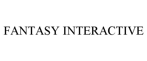 Trademark Logo FANTASY INTERACTIVE
