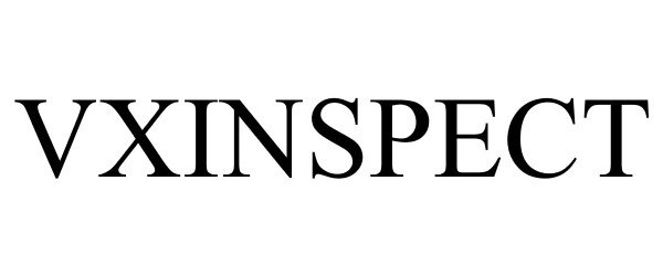 Trademark Logo VXINSPECT