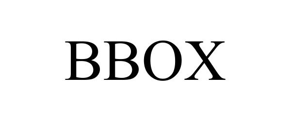 Trademark Logo BBOX