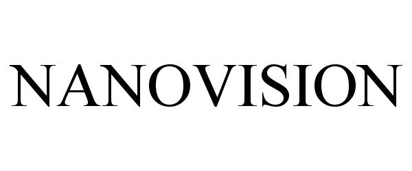 Trademark Logo NANOVISION