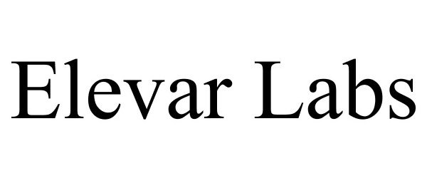 Trademark Logo ELEVAR LABS