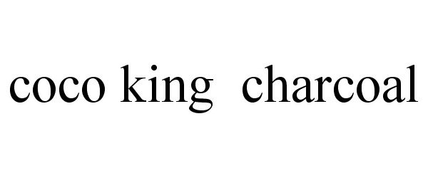 Trademark Logo COCO KING CHARCOAL