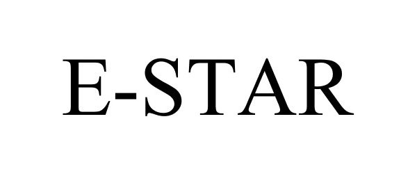 Trademark Logo E-STAR