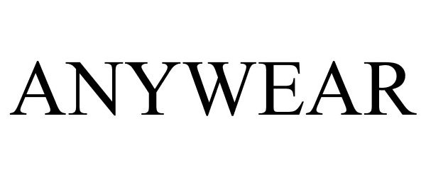 Trademark Logo ANYWEAR