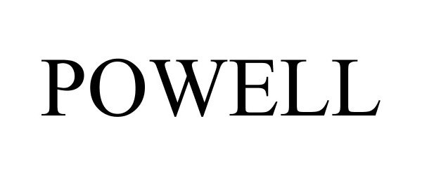 Trademark Logo POWELL