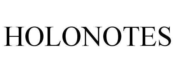 Trademark Logo HOLONOTES