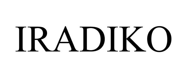 Trademark Logo IRADIKO