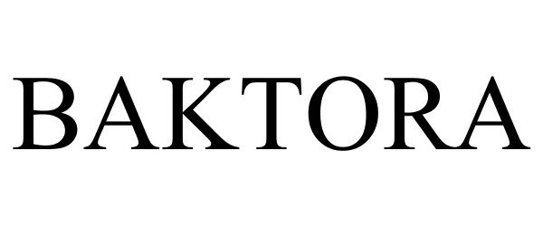 Trademark Logo BAKTORA