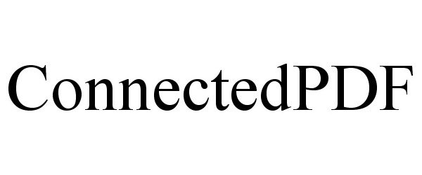 Trademark Logo CONNECTEDPDF