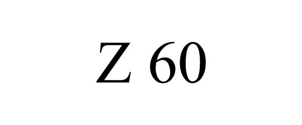  Z 60