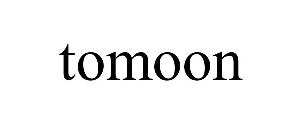 Trademark Logo TOMOON