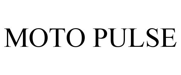 Trademark Logo MOTO PULSE