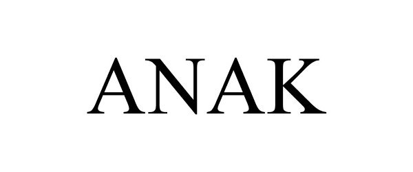Trademark Logo ANAK