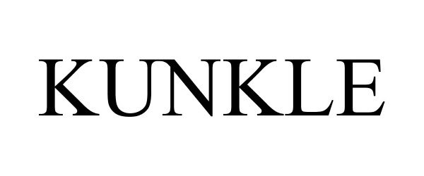 Trademark Logo KUNKLE