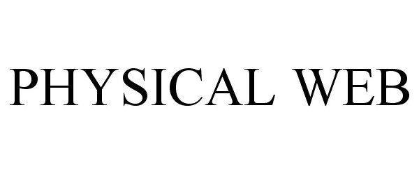 Trademark Logo PHYSICAL WEB