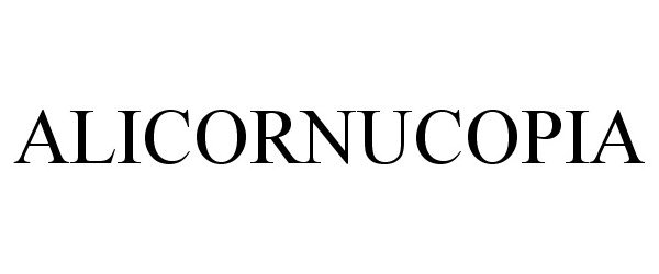 Trademark Logo ALICORNUCOPIA
