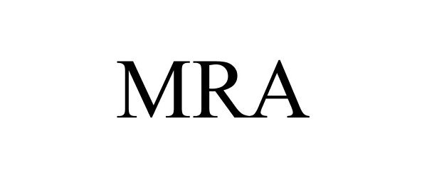 Trademark Logo MRA