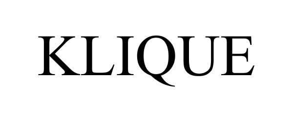 Trademark Logo KLIQUE