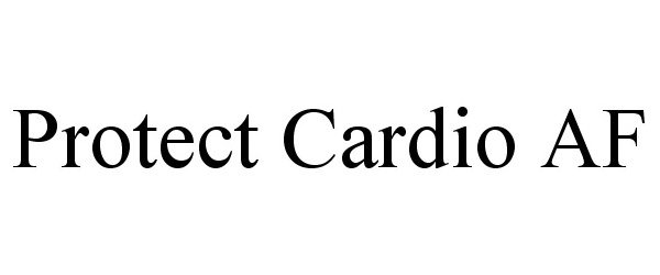 Trademark Logo PROTECT CARDIO AF