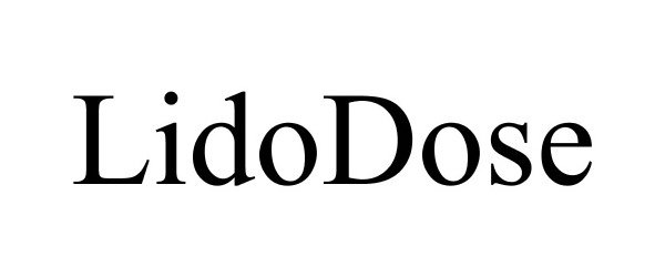 Trademark Logo LIDODOSE