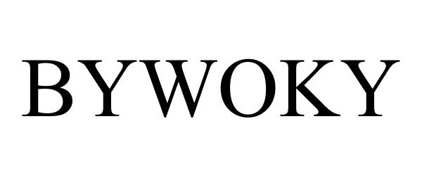 Trademark Logo BYWOKY
