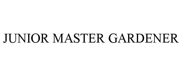 Trademark Logo JUNIOR MASTER GARDENER
