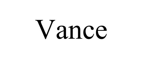 Trademark Logo VANCE