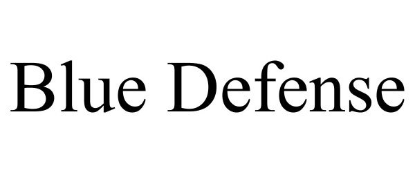 Trademark Logo BLUE DEFENSE