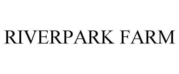 Trademark Logo RIVERPARK