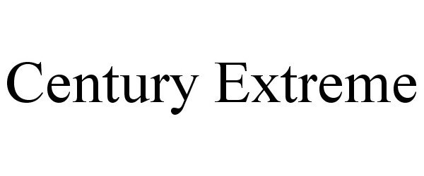 Trademark Logo CENTURY EXTREME