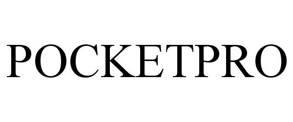 Trademark Logo POCKETPRO