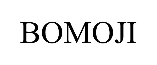 Trademark Logo BOMOJI