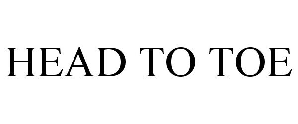 Trademark Logo HEAD-TO-TOE