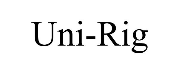 Trademark Logo UNI-RIG