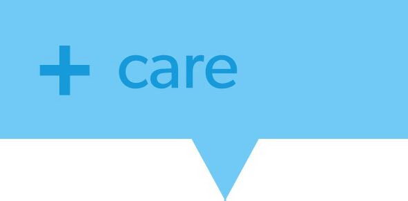 Trademark Logo + CARE