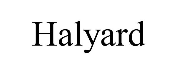 Trademark Logo HALYARD