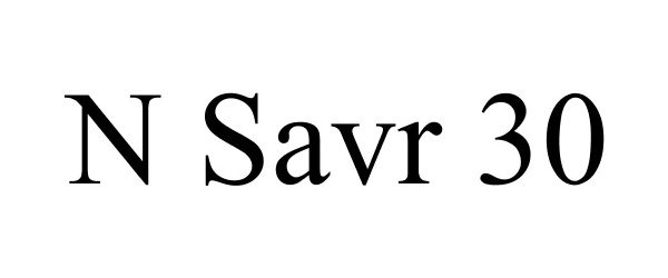 Trademark Logo N SAVR 30