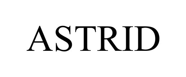Trademark Logo ASTRID