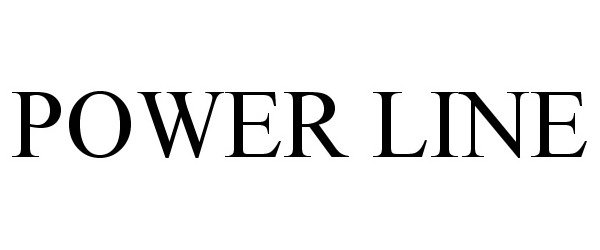 Trademark Logo POWER LINE
