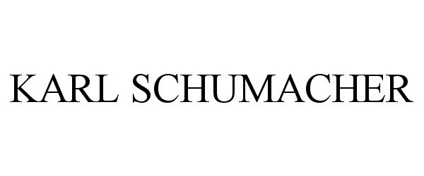 Trademark Logo KARL SCHUMACHER