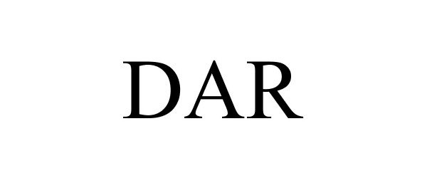 Trademark Logo DAR