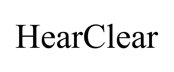 Trademark Logo HEARCLEAR