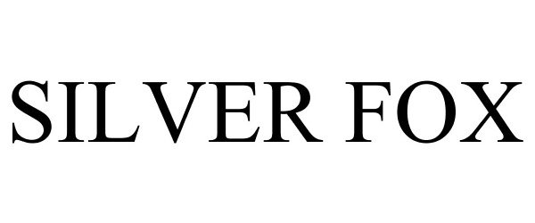 Trademark Logo SILVER FOX