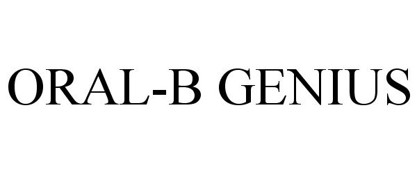 Trademark Logo ORAL-B GENIUS