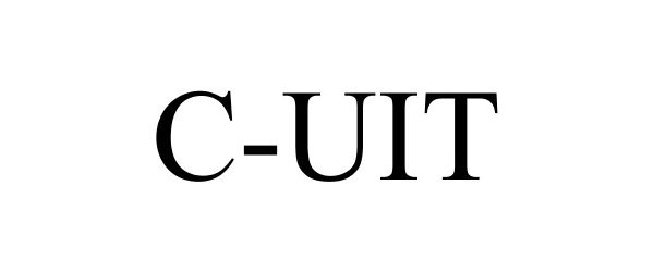 Trademark Logo C-UIT